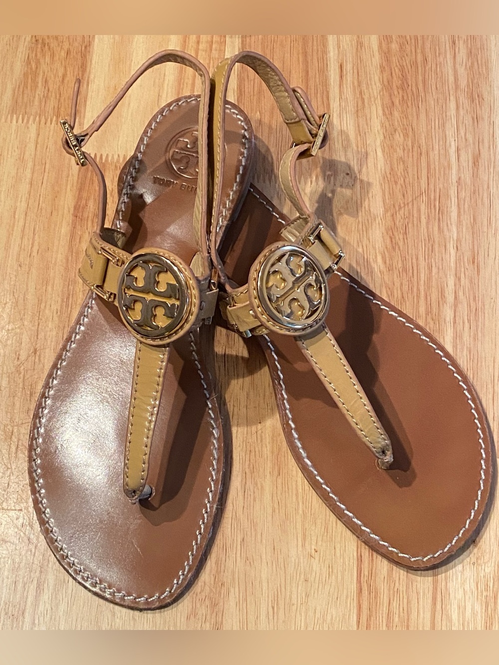 Tory Burch Sandals – Designer Leather Sandals Size 9